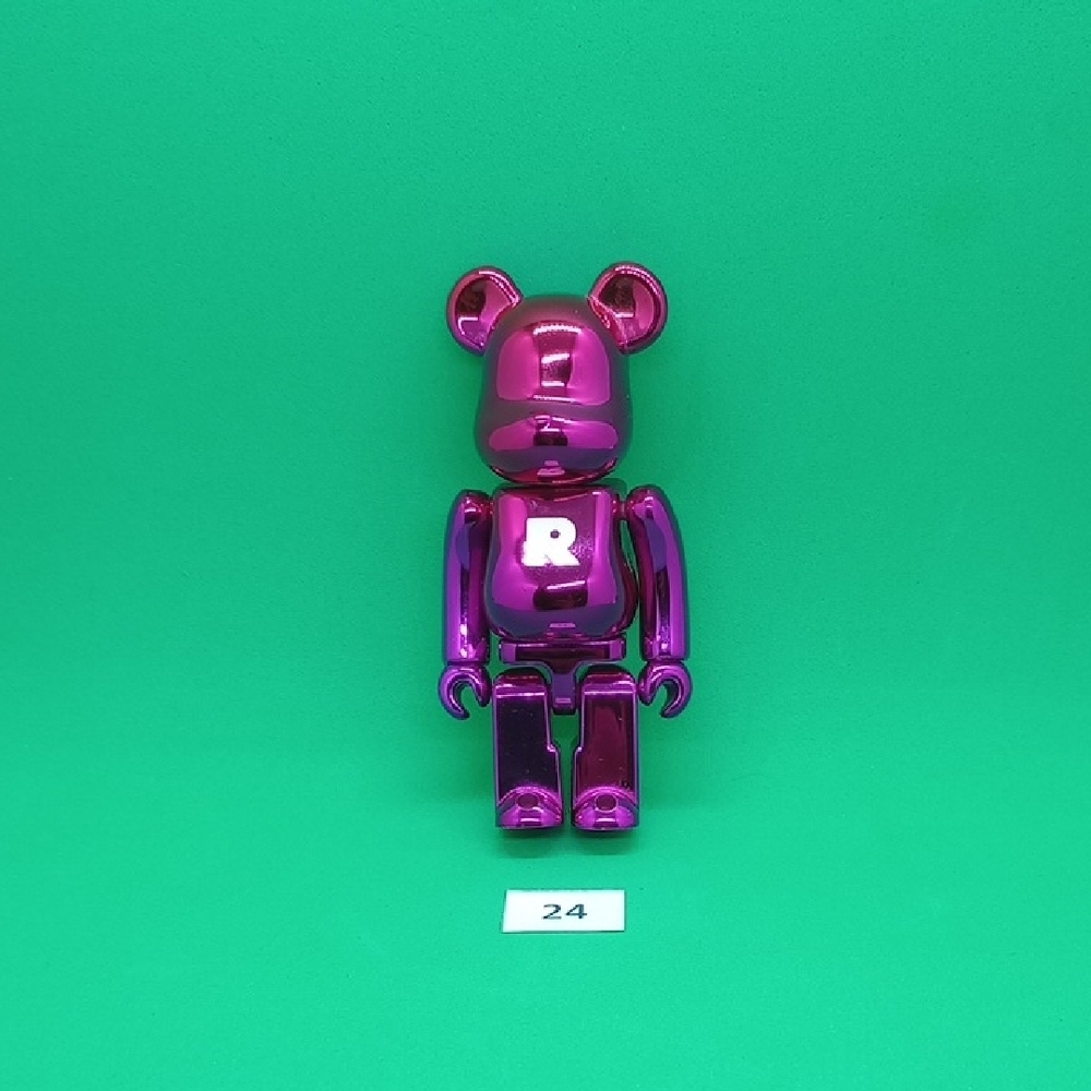 SERIES 25 METALLIC PINK LETTER "R" BEARBRICK